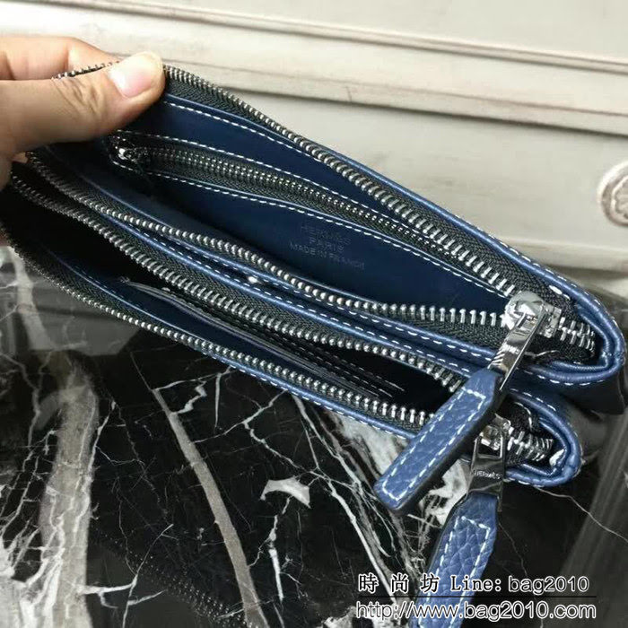 HERMES愛馬仕 最新款 男士牛皮手包 811-1 男女通用 JD1040